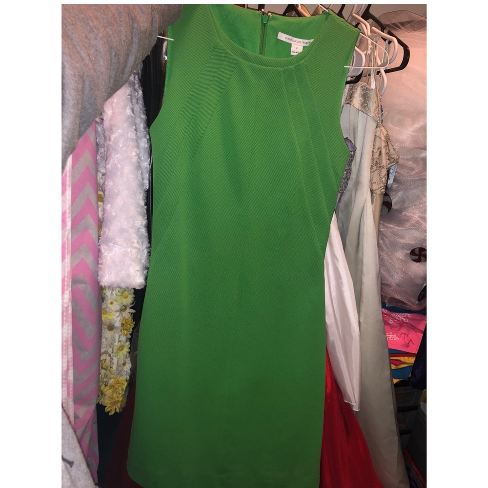 Diane Von Furstenburg Green Dress